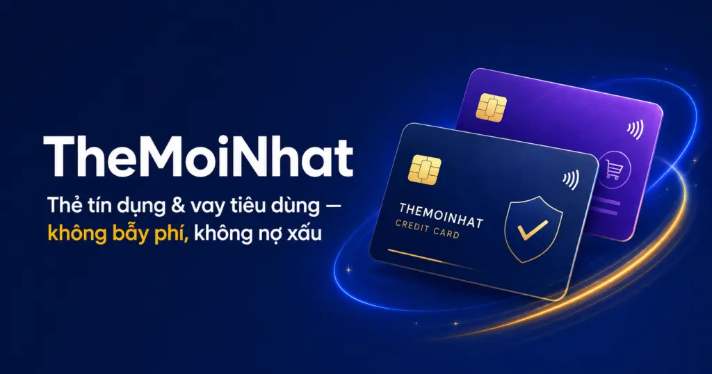 TheMoiNhat - Hướng dẫn thẻ tín dụng và vay tiêu dùng cho người mới đi làm